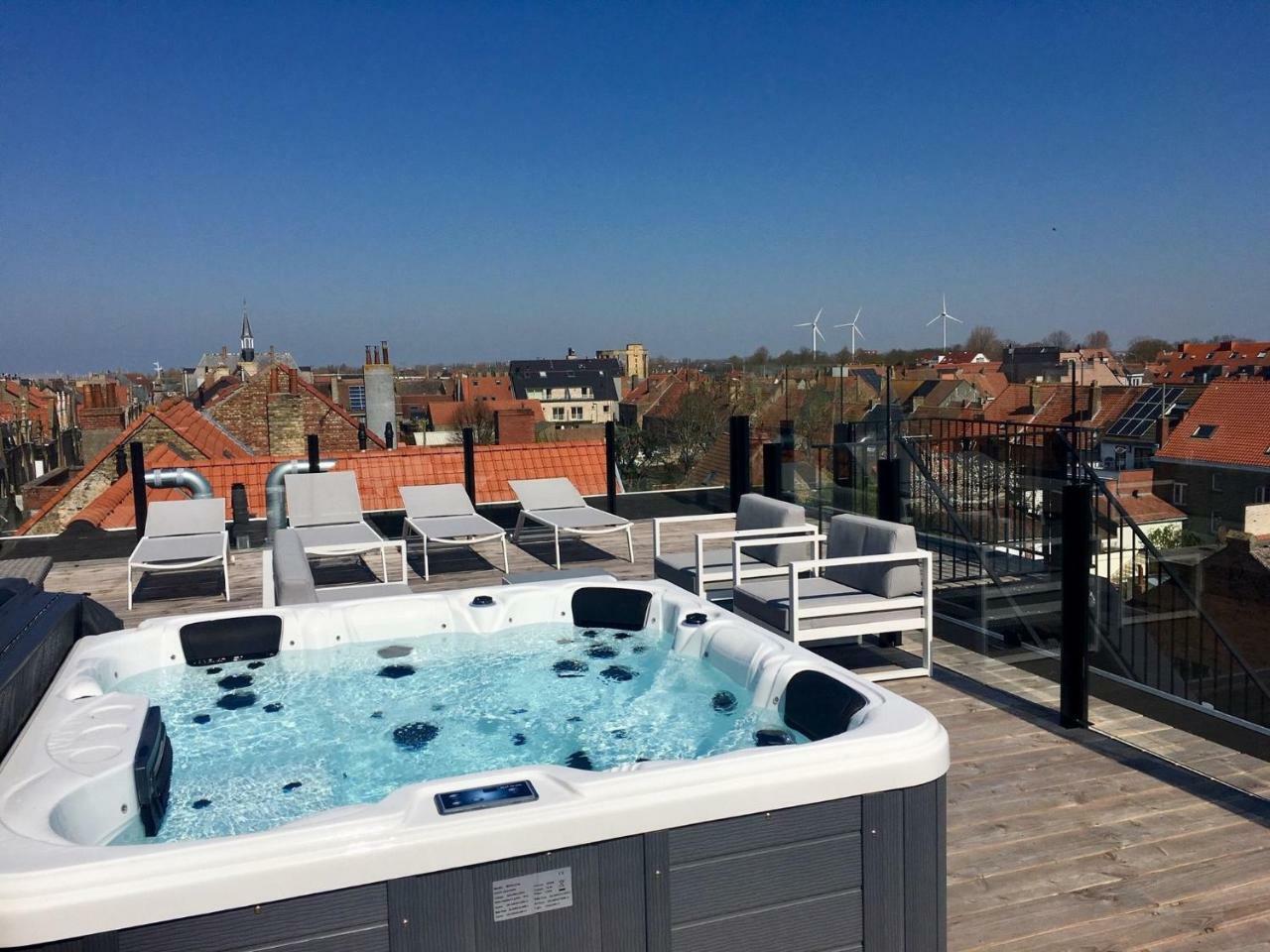 Luxurious Apartment In Nieuwpoort With Jacuzzi Экстерьер фото