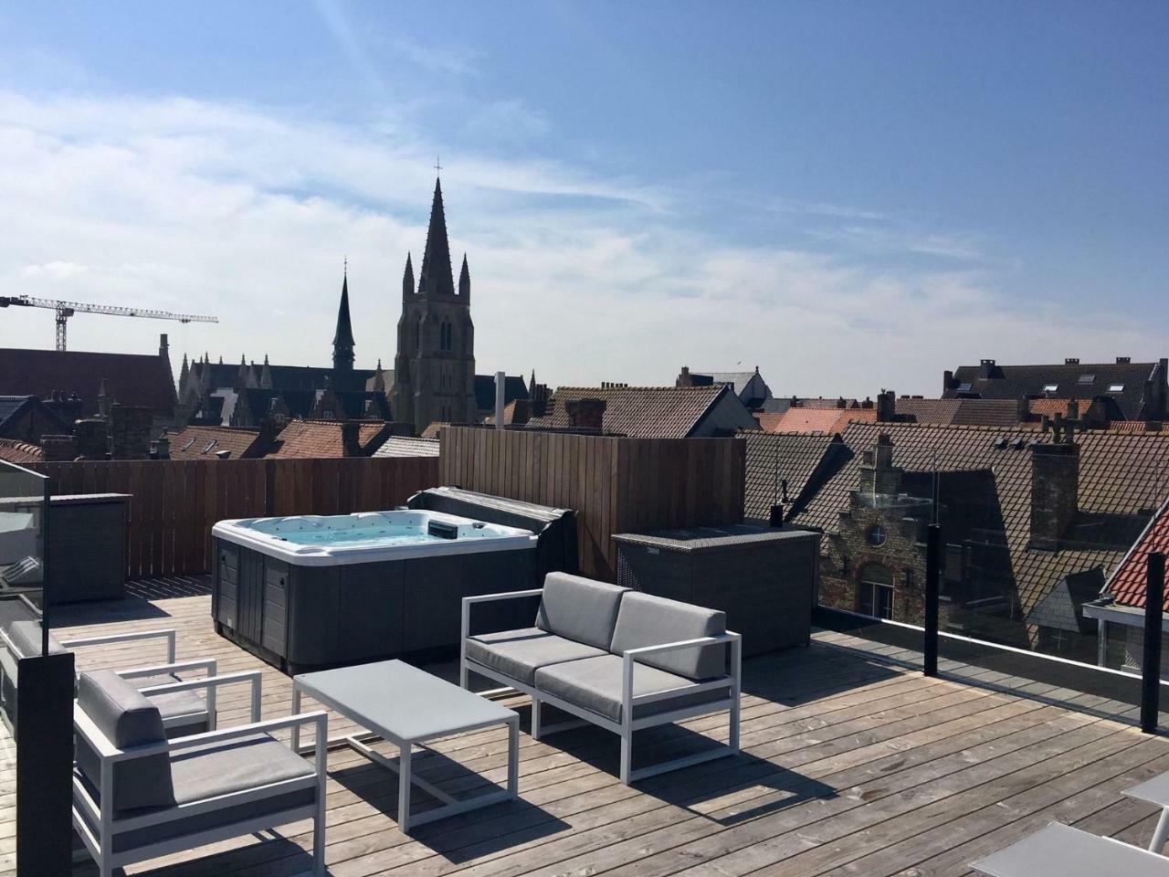 Luxurious Apartment In Nieuwpoort With Jacuzzi Экстерьер фото
